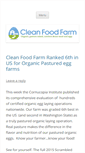 Mobile Screenshot of cleanfoodfarm.com