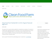 Tablet Screenshot of cleanfoodfarm.com